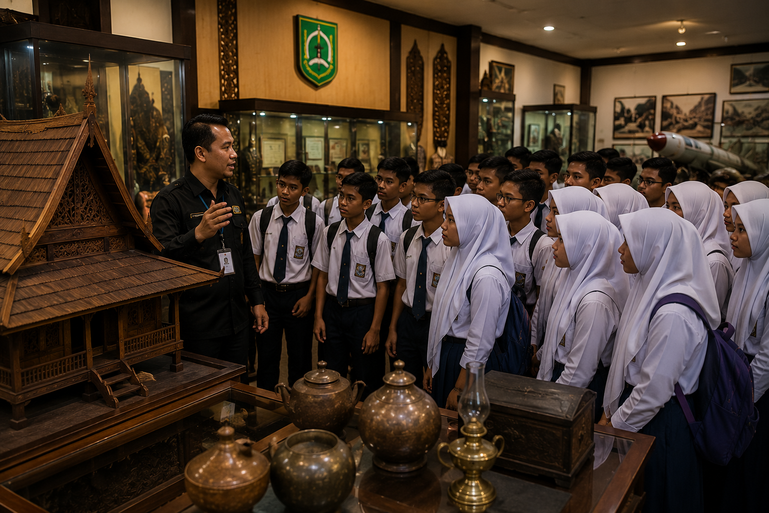 Ratusan Pelajar Kunjungi Museum HSS